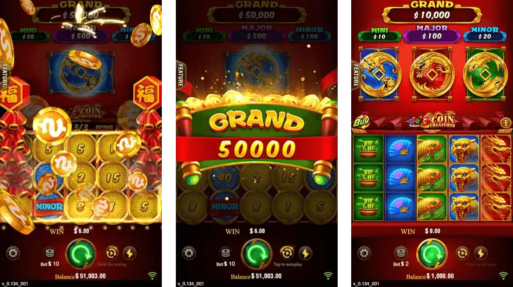 3 Coins World777Casino Bonus